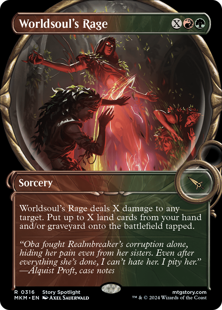 Worldsoul's Rage (MKM-316) (Showcase) (Foil)