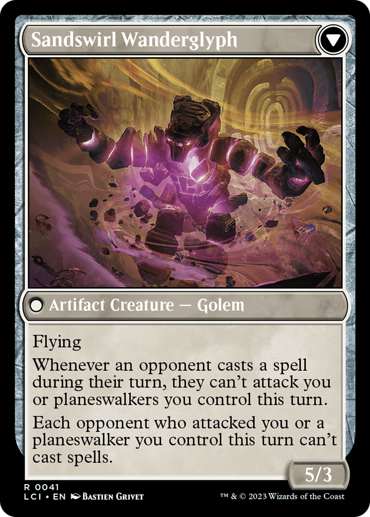Unstable Glyphbridge // Sandswirl Wanderglyph (LCI-041) (Foil)