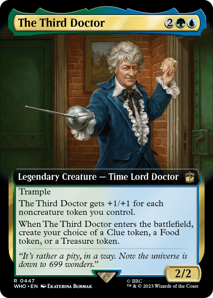 The Third Doctor (WHO-447) (Extended Art) (Foil)