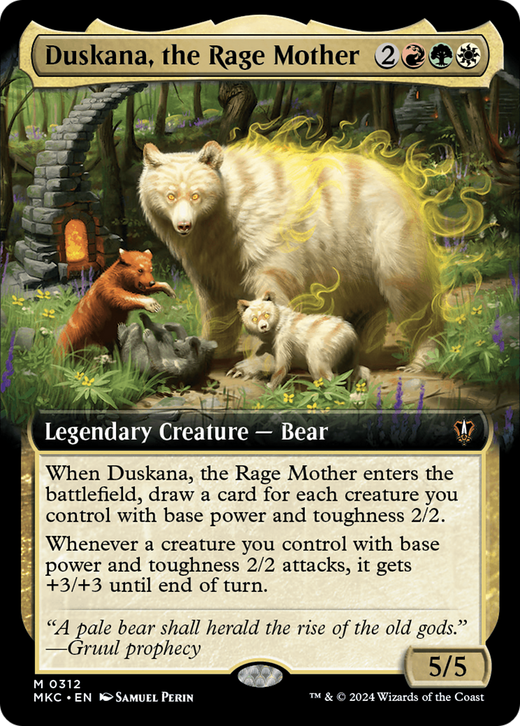Duskana, the Rage Mother (MKC-312) (Extended Art) (Foil)