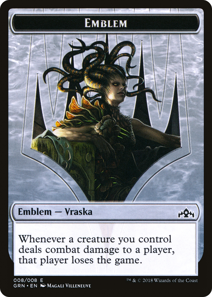 Vraska, Golgari Queen Emblem (GRN-008)