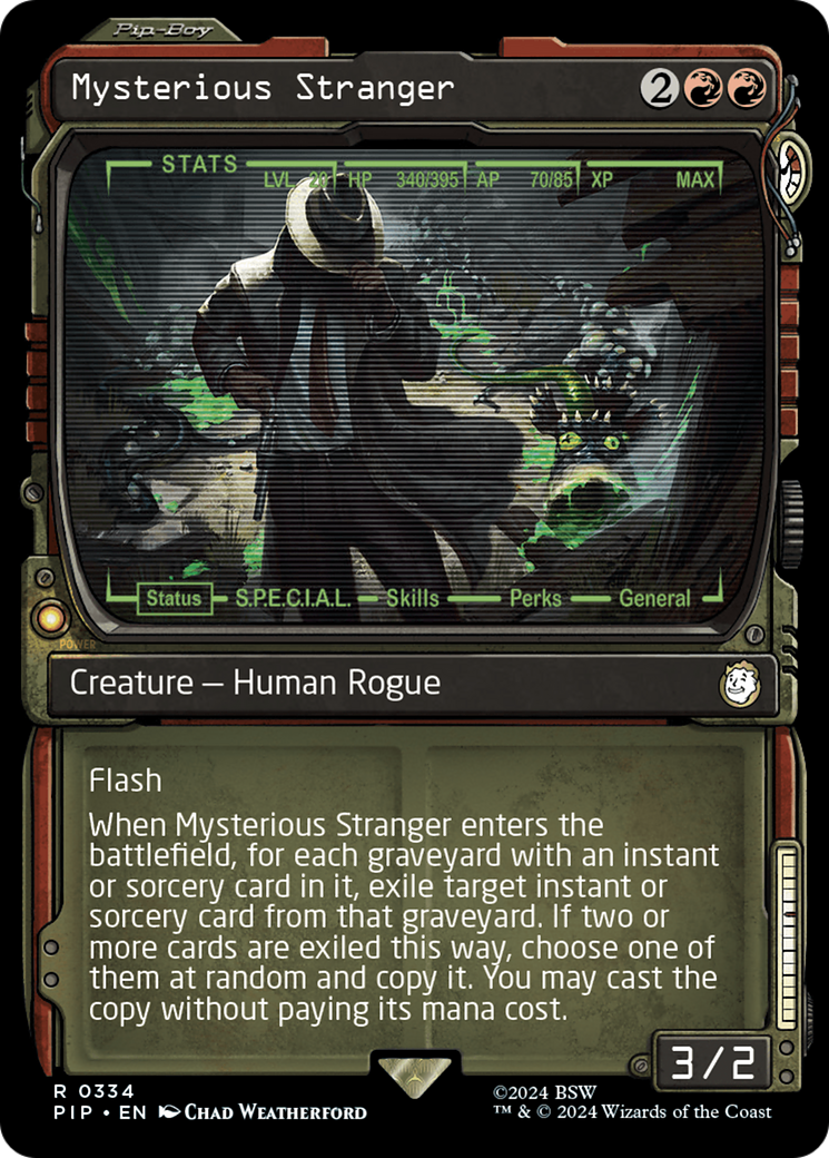 Mysterious Stranger (PIP-334) (Showcase) (Foil)