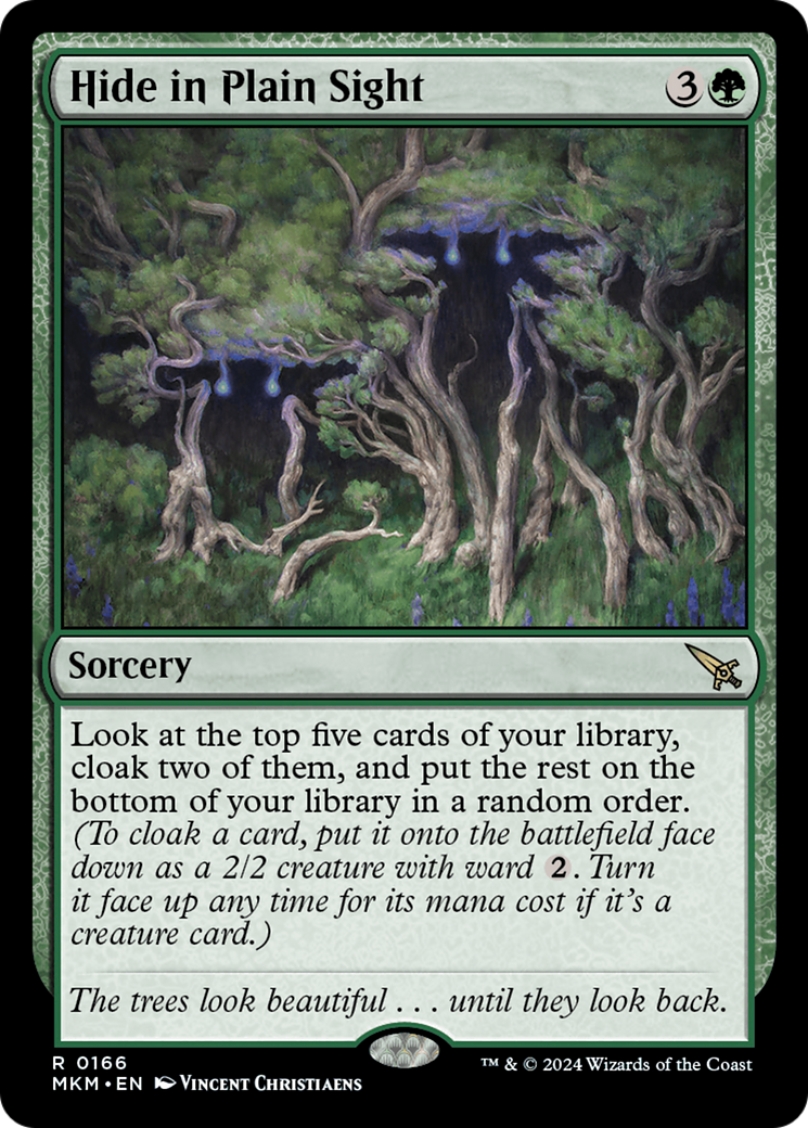 Hide in Plain Sight (MKM-166) (Foil)