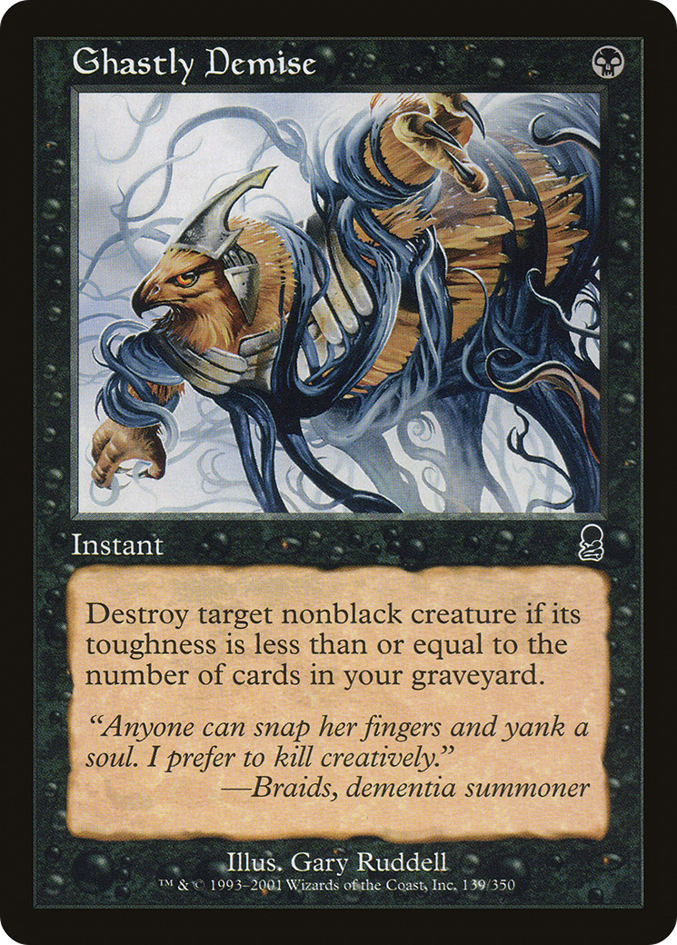 Ghastly Demise (ODY-139) (Foil)