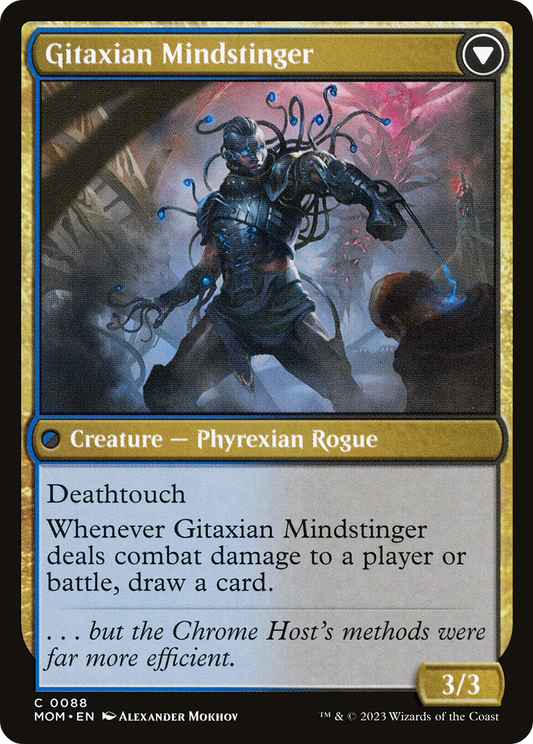 Aetherblade Agent // Gitaxian Mindstinger (MOM-088) (Foil)