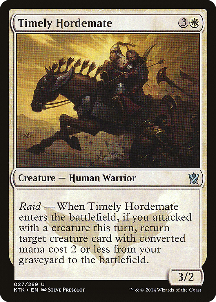 Timely Hordemate (KTK-027) (Foil)