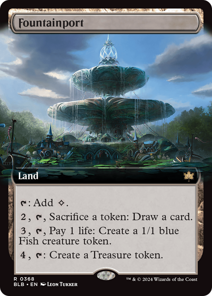Fountainport (BLB-368) (Extended Art) (Foil)