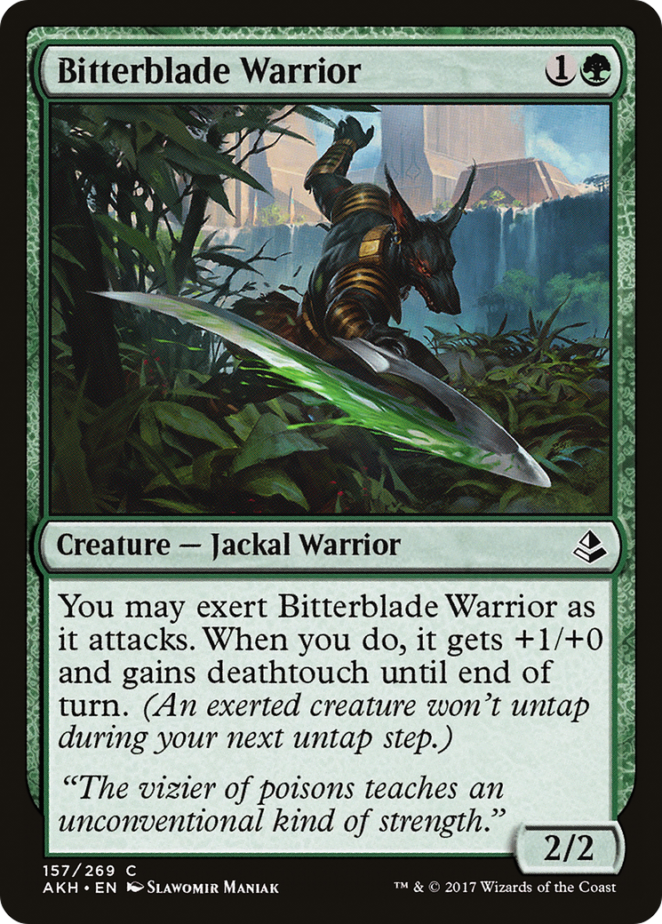Bitterblade Warrior (AKH-157)