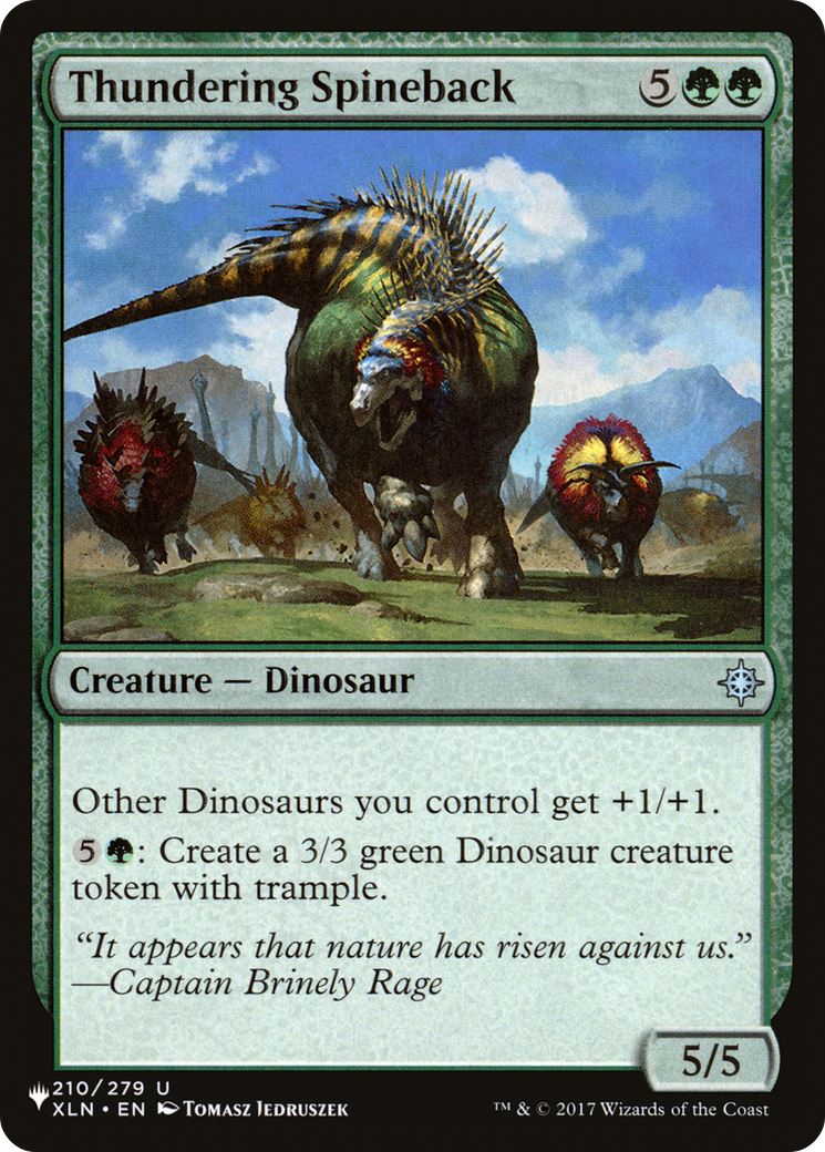 Thundering Spineback (LIST-XLN-210)