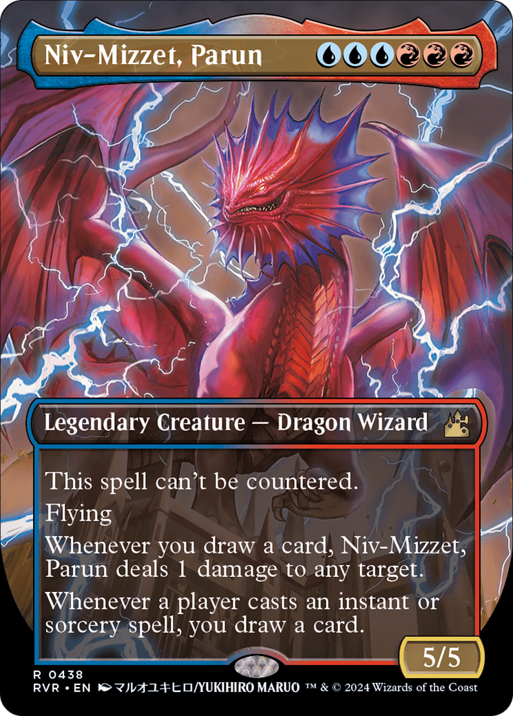 Niv-Mizzet, Parun (RVR-438) (Borderless) (Foil)