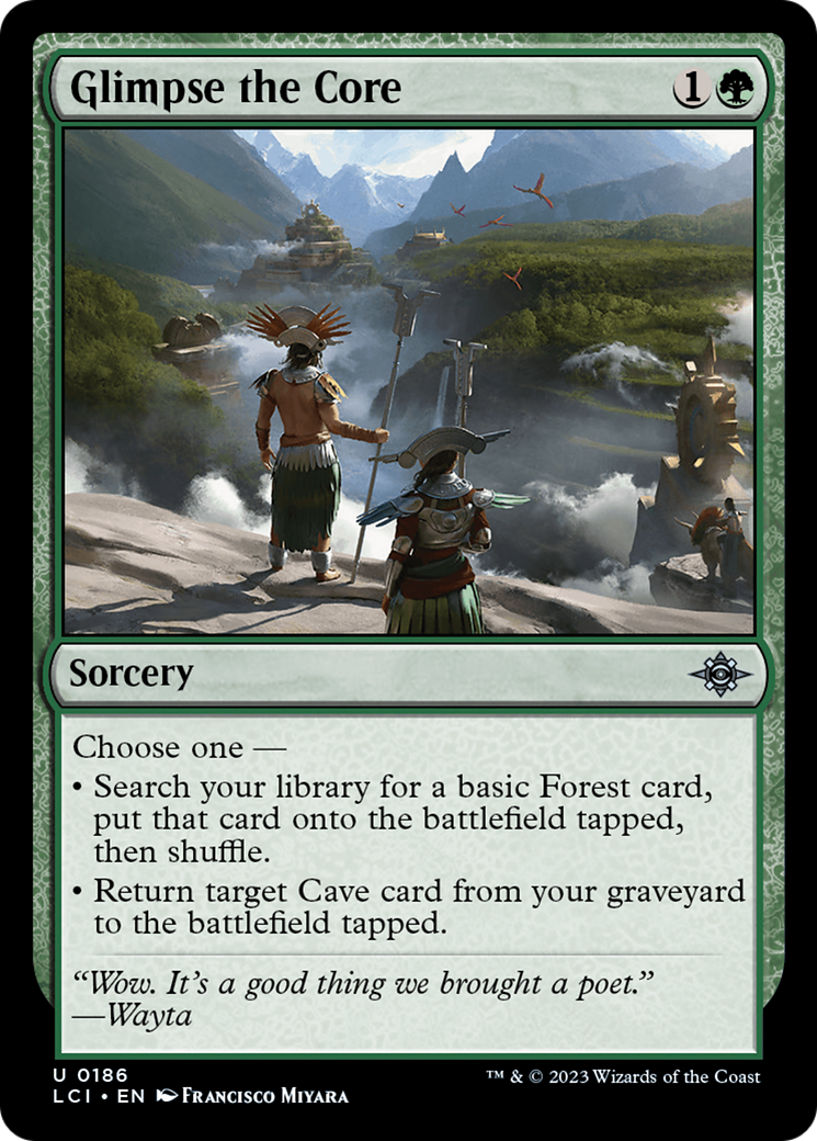 Glimpse the Core (LCI-186) (Foil)