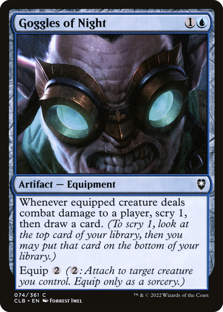 Goggles of Night (CLB-074)