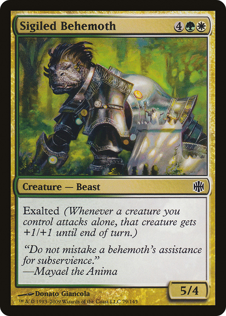 Sigiled Behemoth (ARB-079) (Foil)