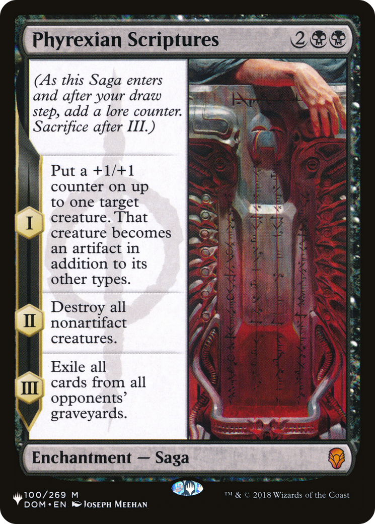 Phyrexian Scriptures (LIST-DOM-100)