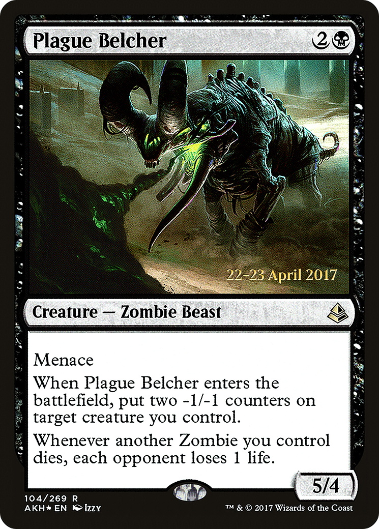 Plague Belcher (PRE-104S) (Foil)