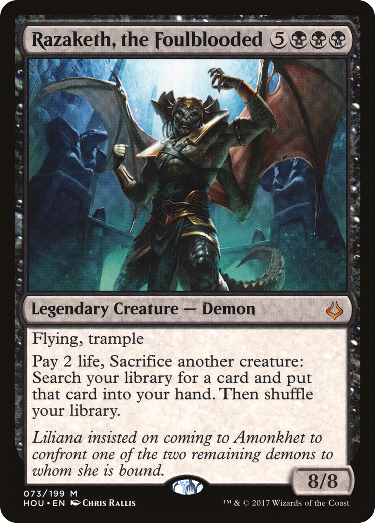 Razaketh, the Foulblooded (HOU-073)