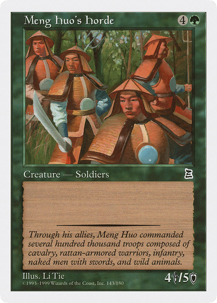 Meng Huo's Horde (PTK-143)