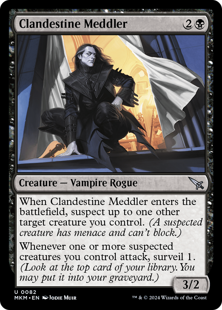 Clandestine Meddler (MKM-082†) (Foil)