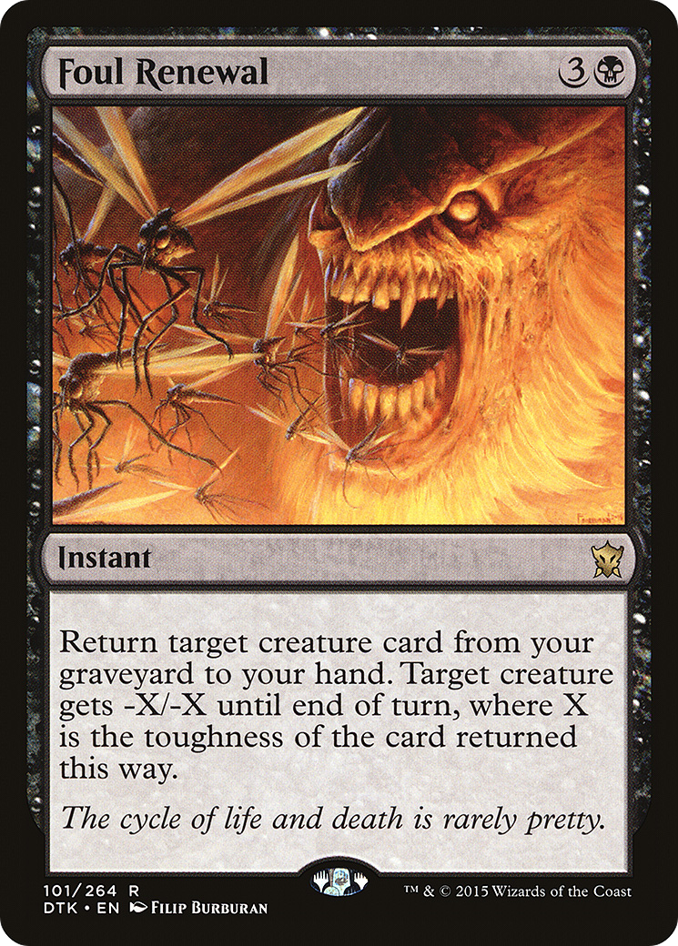 Foul Renewal (DTK-101) (Foil)