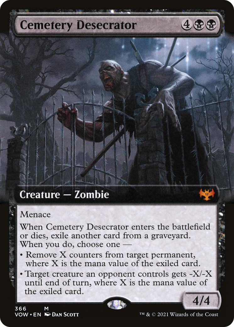 Cemetery Desecrator (VOW-366) (Extended Art)