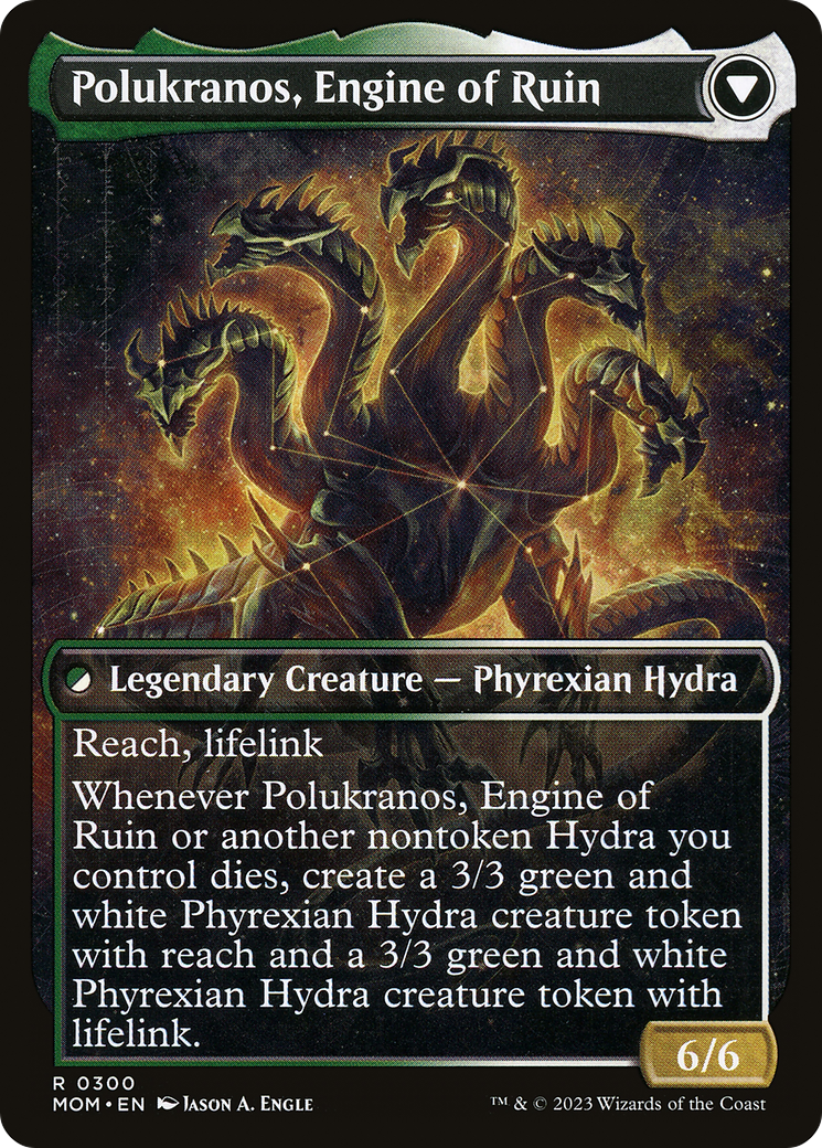 Polukranos Reborn // Polukranos, Engine of Ruin (MOM-300) (Showcase)