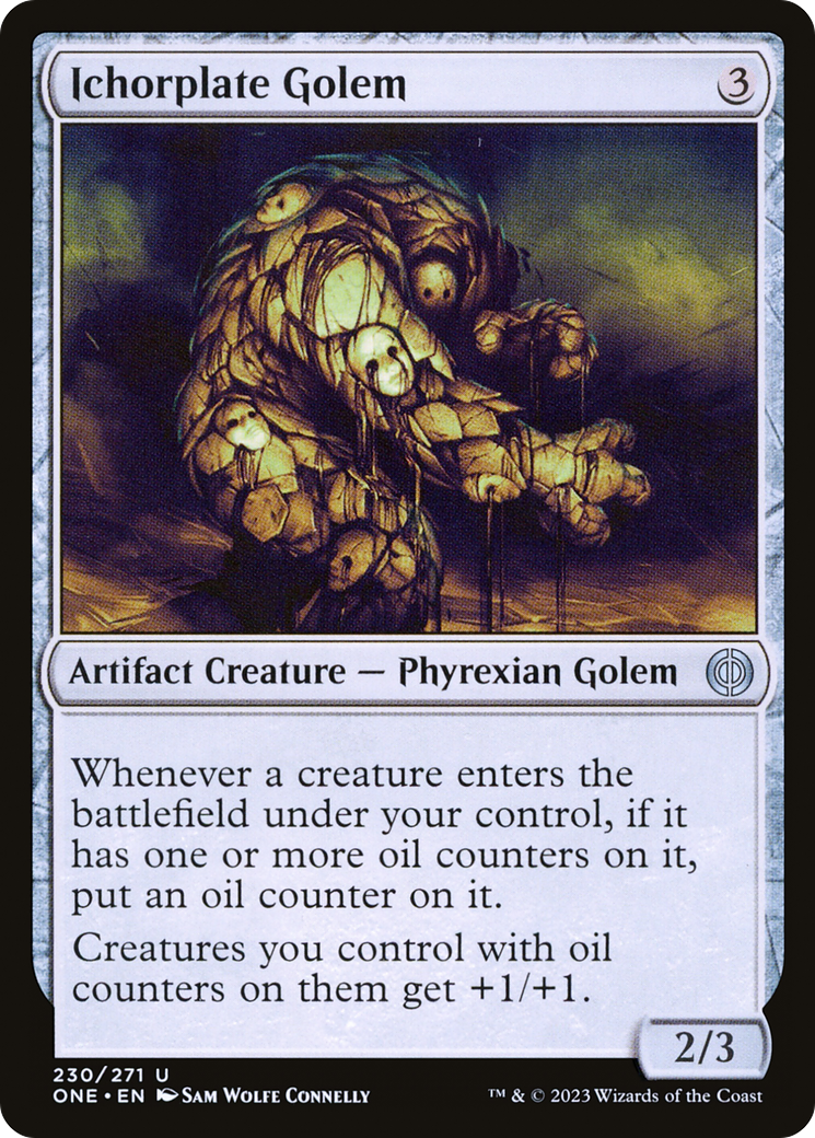 Ichorplate Golem (ONE-230) (Foil)