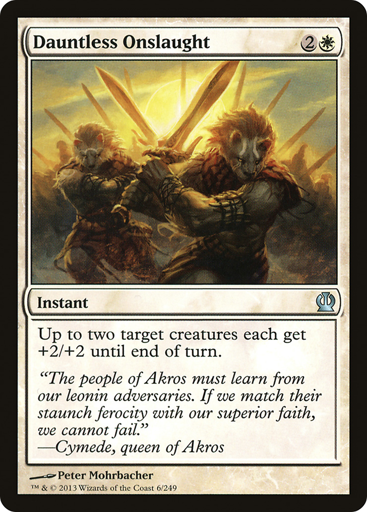Dauntless Onslaught (THS-006) (Foil)
