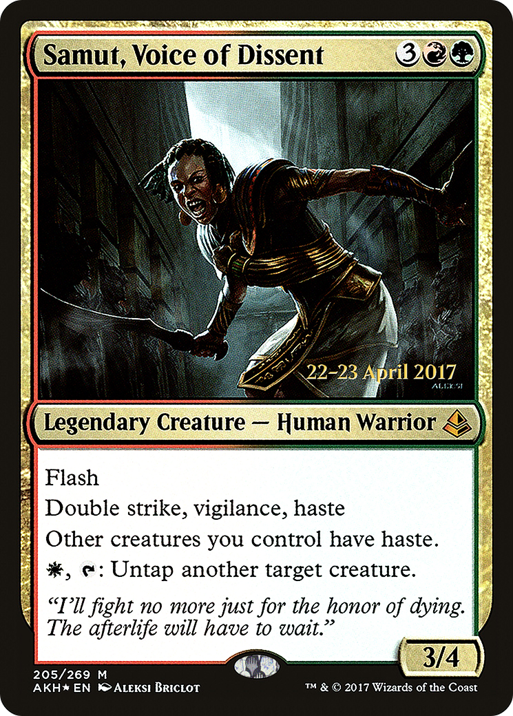 Samut, Voice of Dissent (PRE-205S) (Foil)