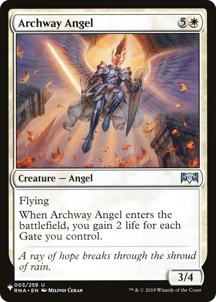 Archway Angel (LIST-RNA-3)