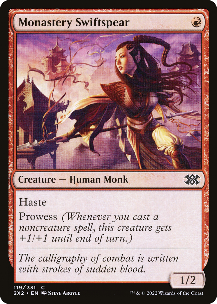Monastery Swiftspear (2X2-119) (Foil)