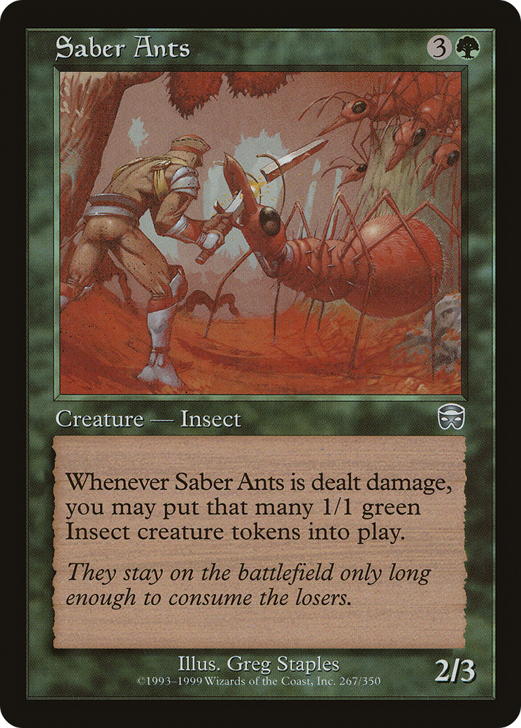 Saber Ants (MMQ-267) (Foil)