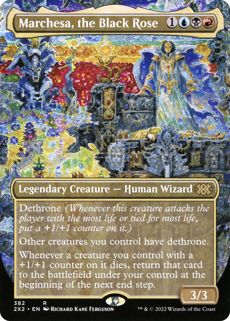 Marchesa, the Black Rose (2X2-382) (Borderless)