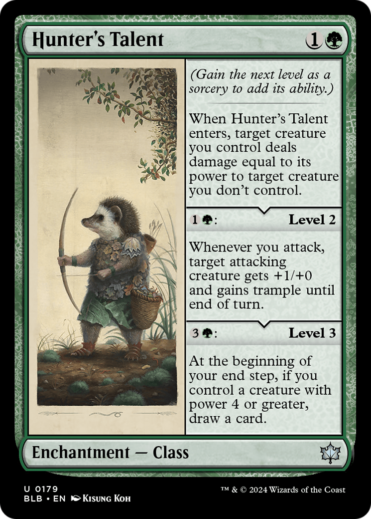 Hunter's Talent (BLB-179) (Foil)