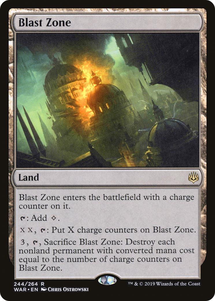 Blast Zone (WAR-244) (Foil)