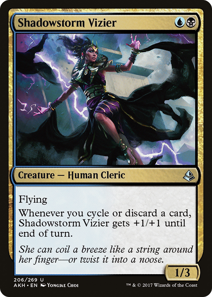 Shadowstorm Vizier (AKH-206) (Foil)