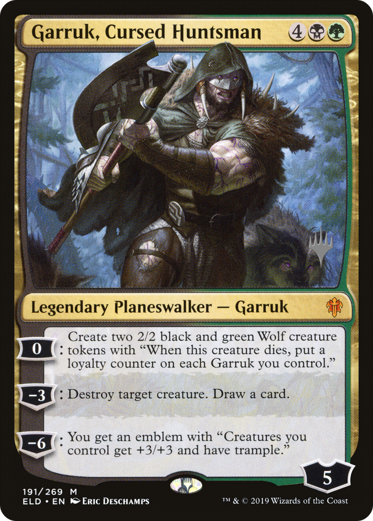 Garruk, Cursed Huntsman (PPELD-191P) (Foil)