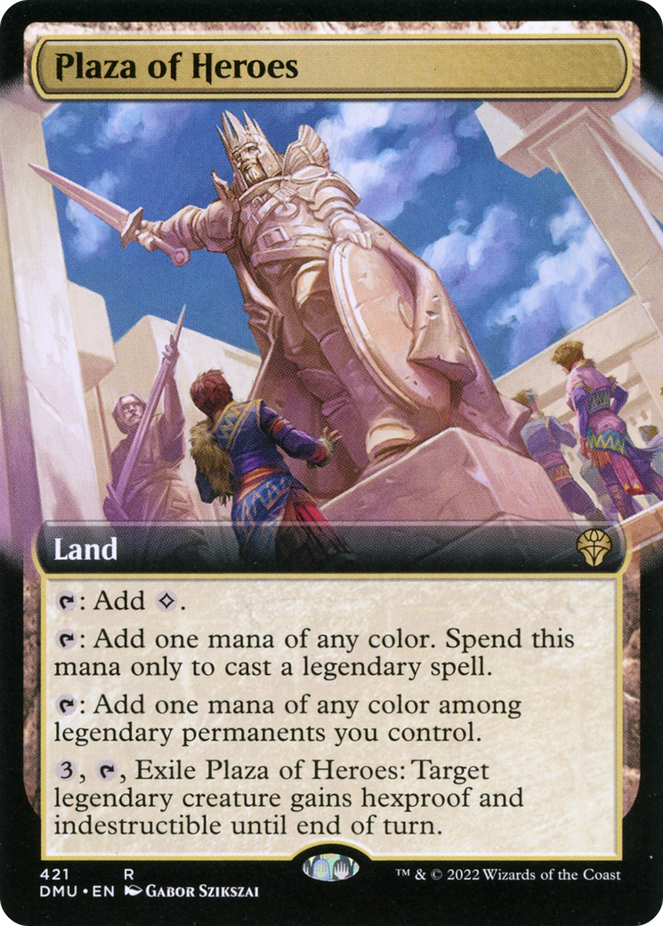 Plaza of Heroes (DMU-421) (Extended Art) (Foil)