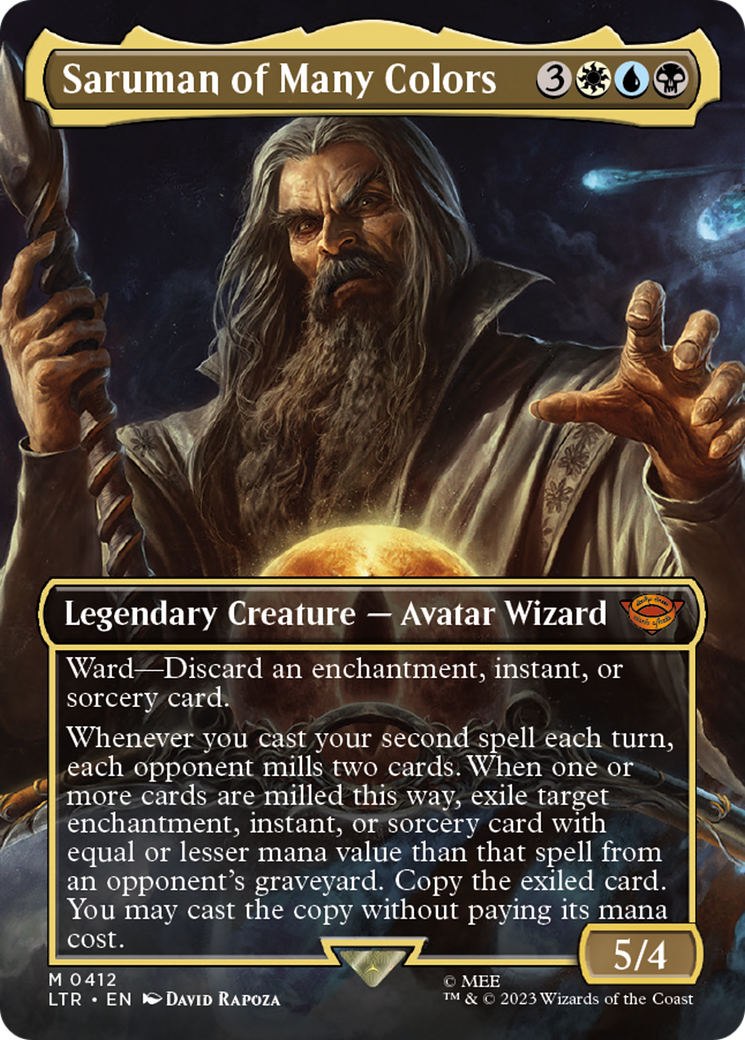 Saruman of Many Colors (LTR-412) (Borderless)