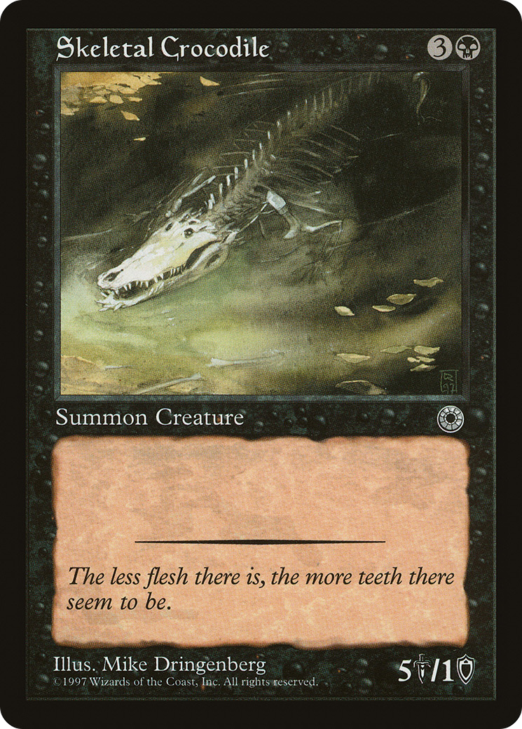 Skeletal Crocodile (POR-110)