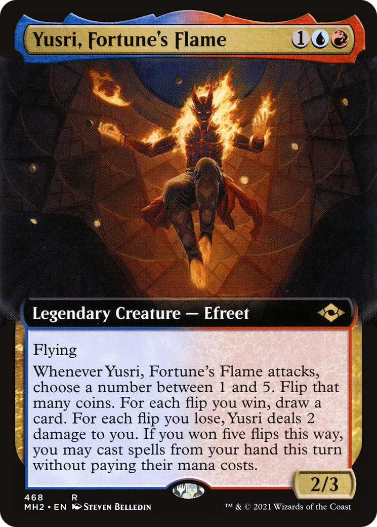 Yusri, Fortune's Flame (MH2-468) (Extended Art)