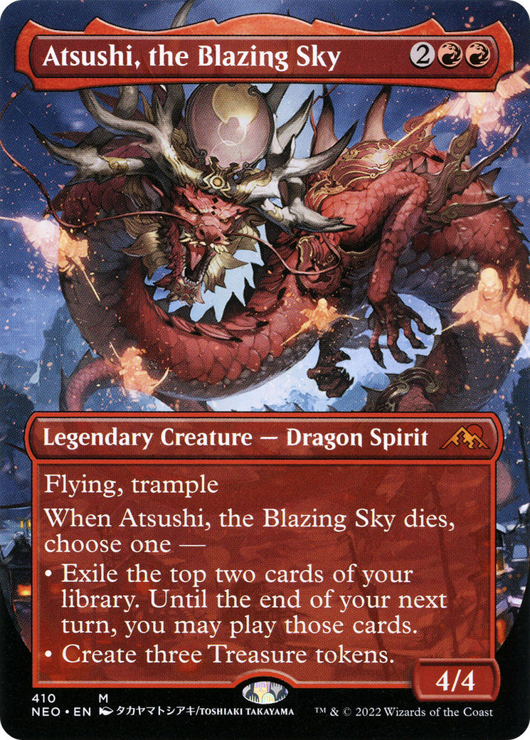 Atsushi, the Blazing Sky (NEO-410) (Borderless) (Foil)