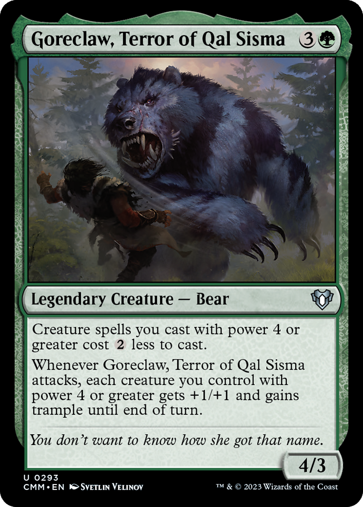 Goreclaw, Terror of Qal Sisma (CMM-293)