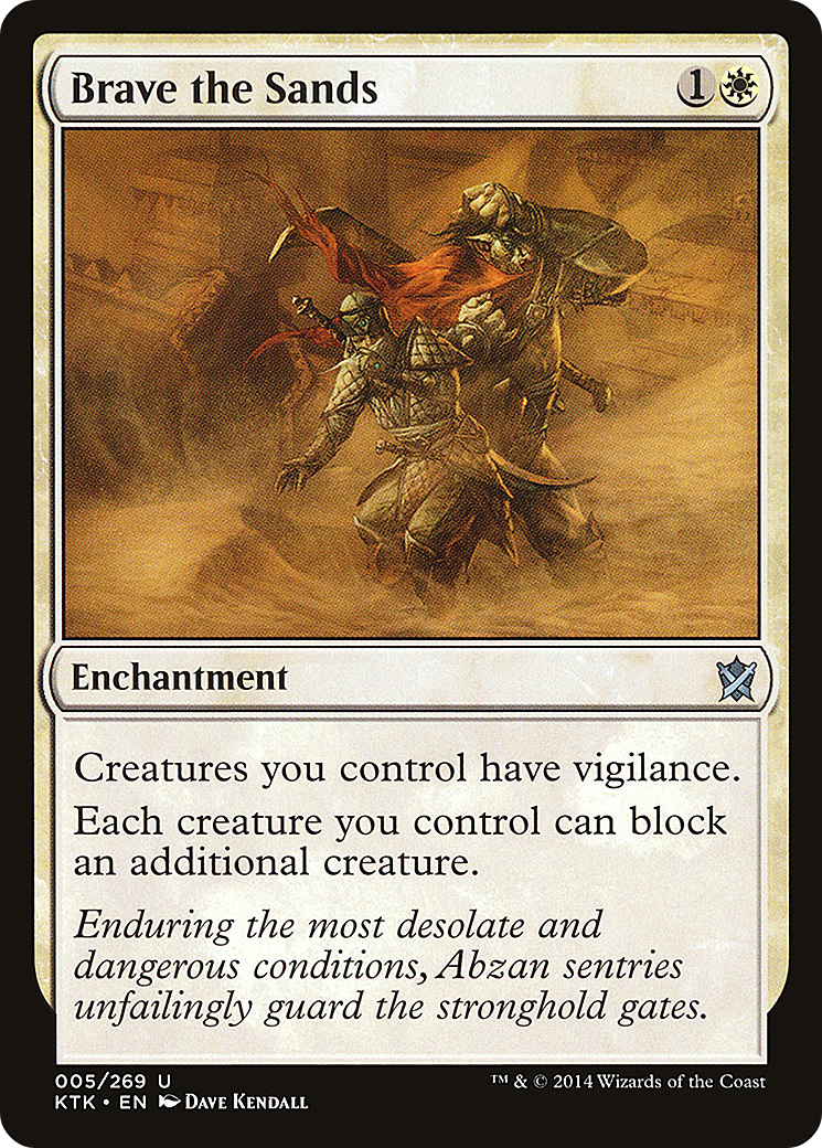Brave the Sands (KTK-005) (Foil)