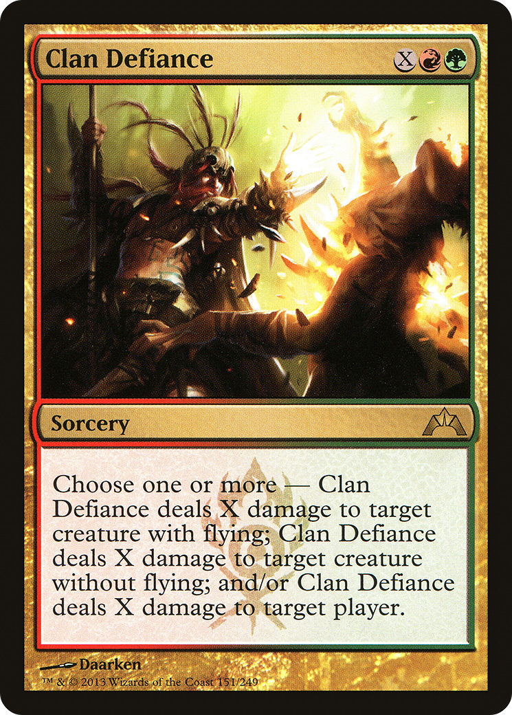 Clan Defiance (GTC-151) (Foil)