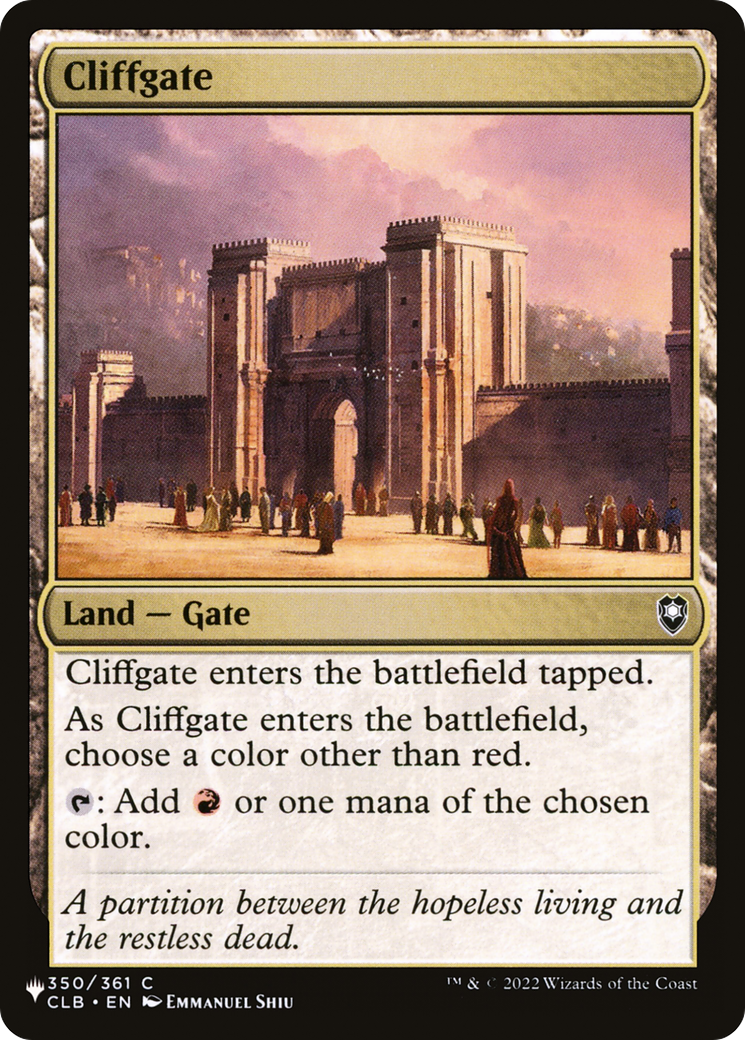 Cliffgate (LIST-CLB-350)
