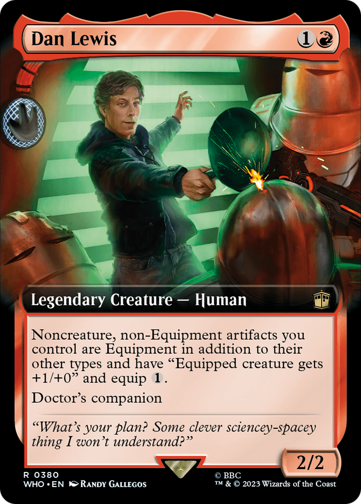 Dan Lewis (WHO-380) (Extended Art) (Foil)