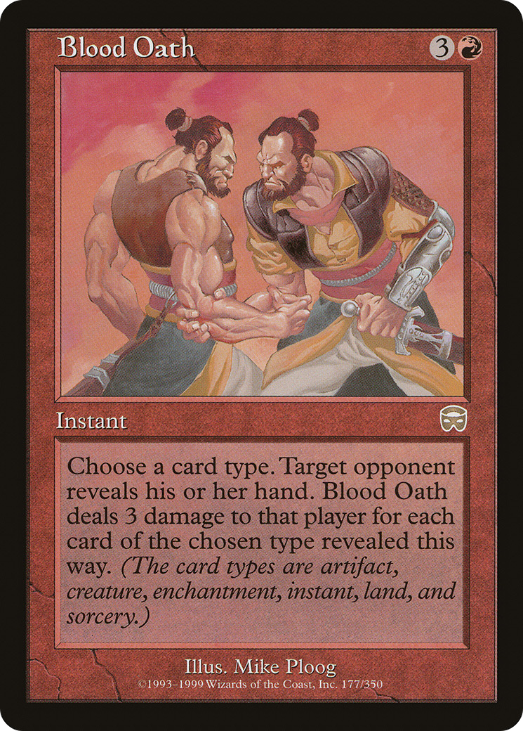 Blood Oath (MMQ-177) (Foil)