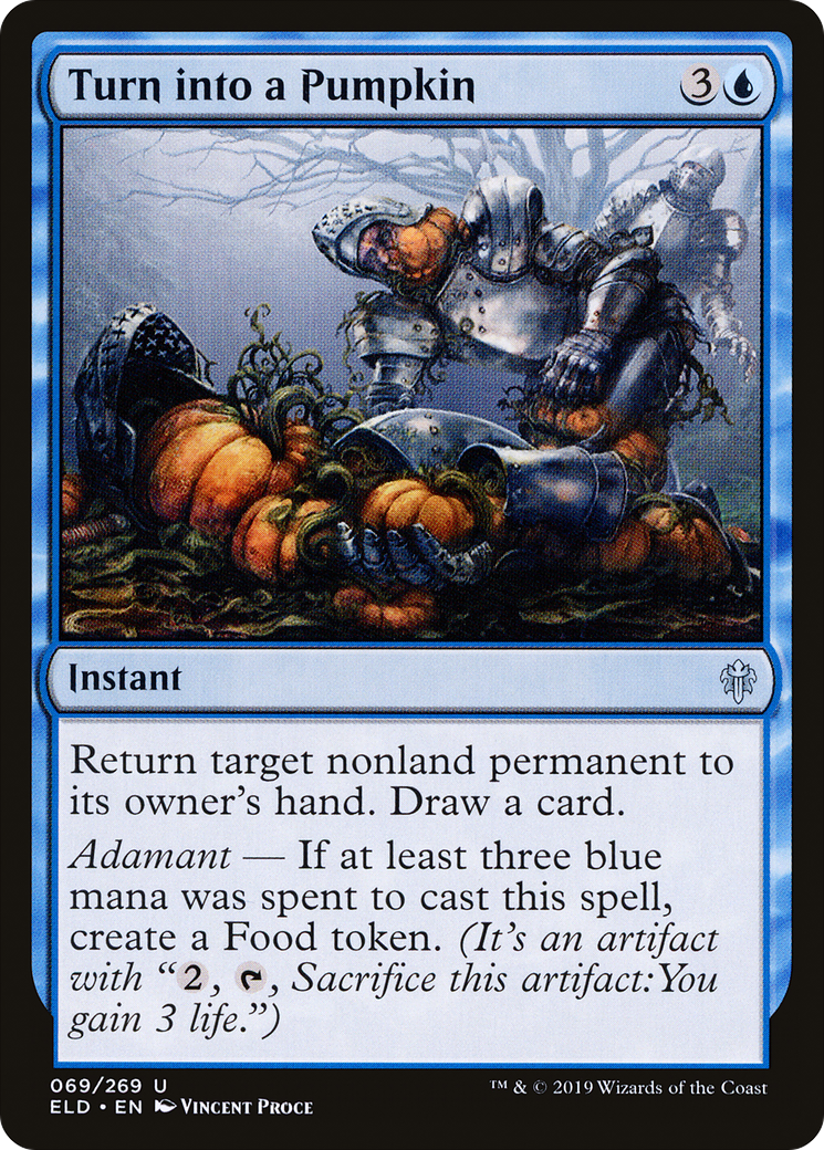 Turn into a Pumpkin (ELD-069) (Foil)
