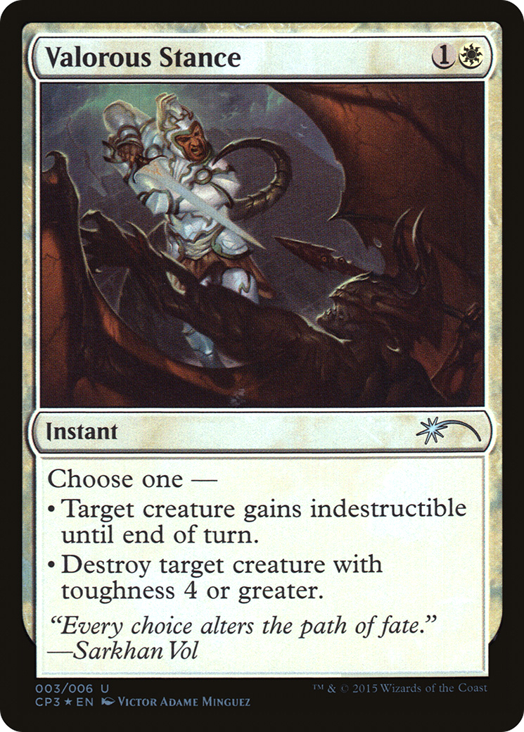 Valorous Stance (CP3-003) (Foil)
