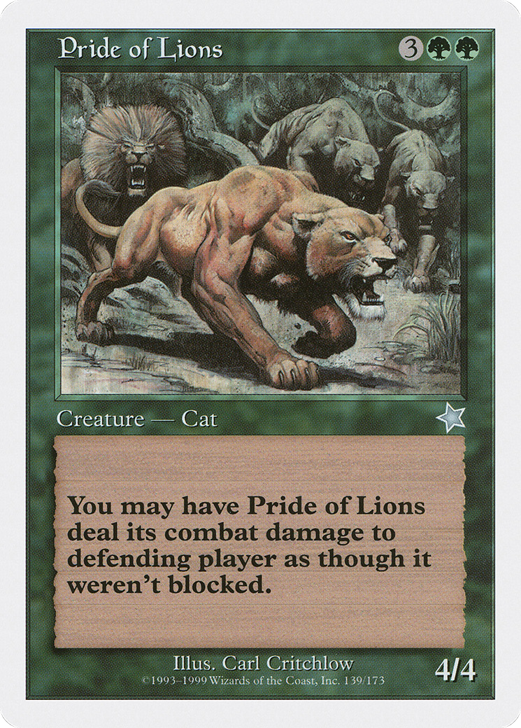 Pride of Lions (S99-139)